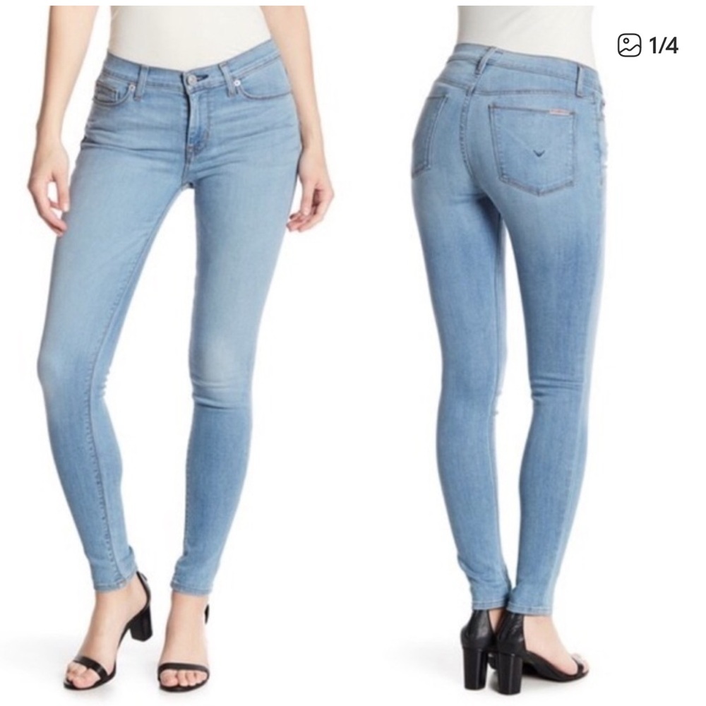 Hudson Natalie Midrise Skinny Ankle Size 27